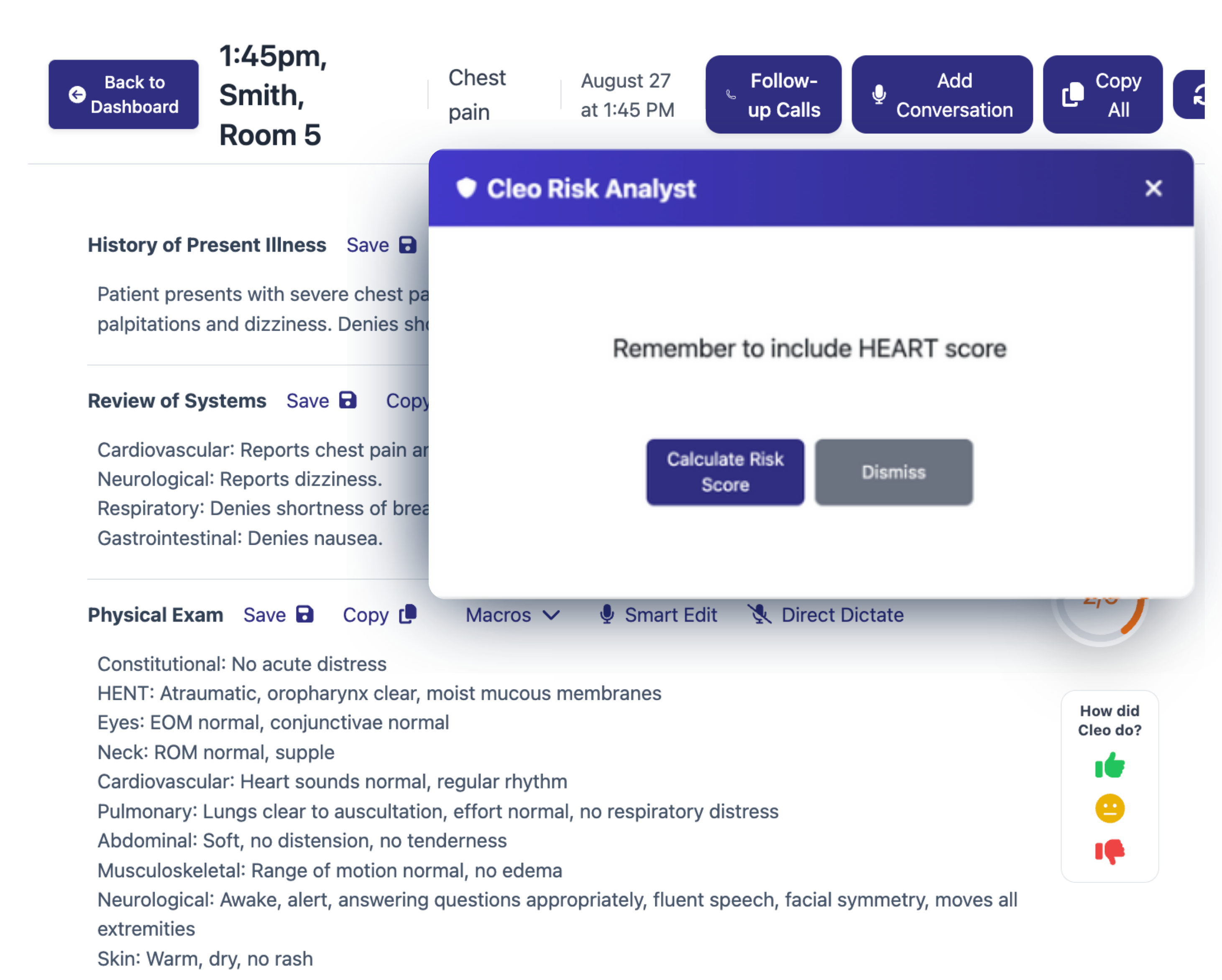 Revenue Cycle Feedback Interface